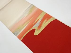 リサイクル　綴れ霞模様織出し名古屋帯